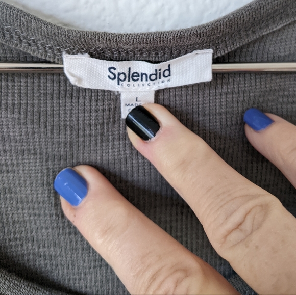 Splendid Ribbed Tank Top - Picture 4 of 4